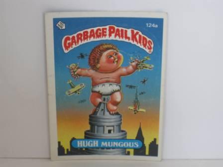 124a HUGH Mungous [No (C)] 1986 Topps Garbage Pail Kids Card